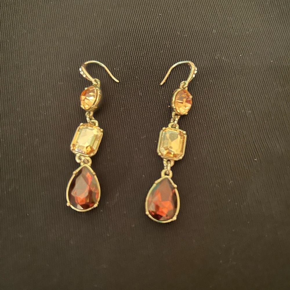Lovely multi-colored earrings.